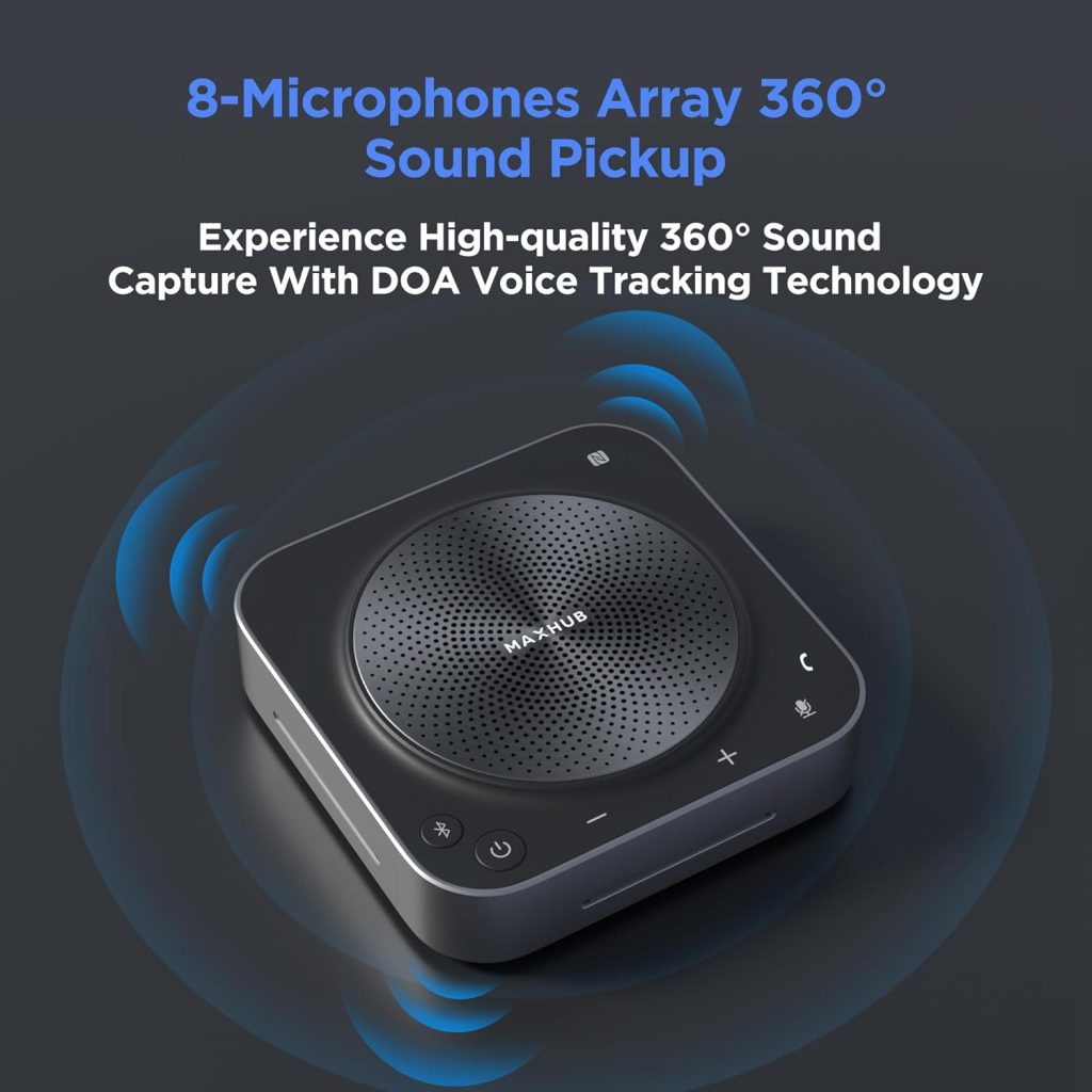 loa hội nghị maxhub bm35 với âm thanh sống động, công nghệ tiên tiến, thời lượng pin lên đến 30 giờ