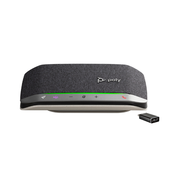 loa hội nghị với âm thanh full-duplex poly sync 20+ microsoft teams