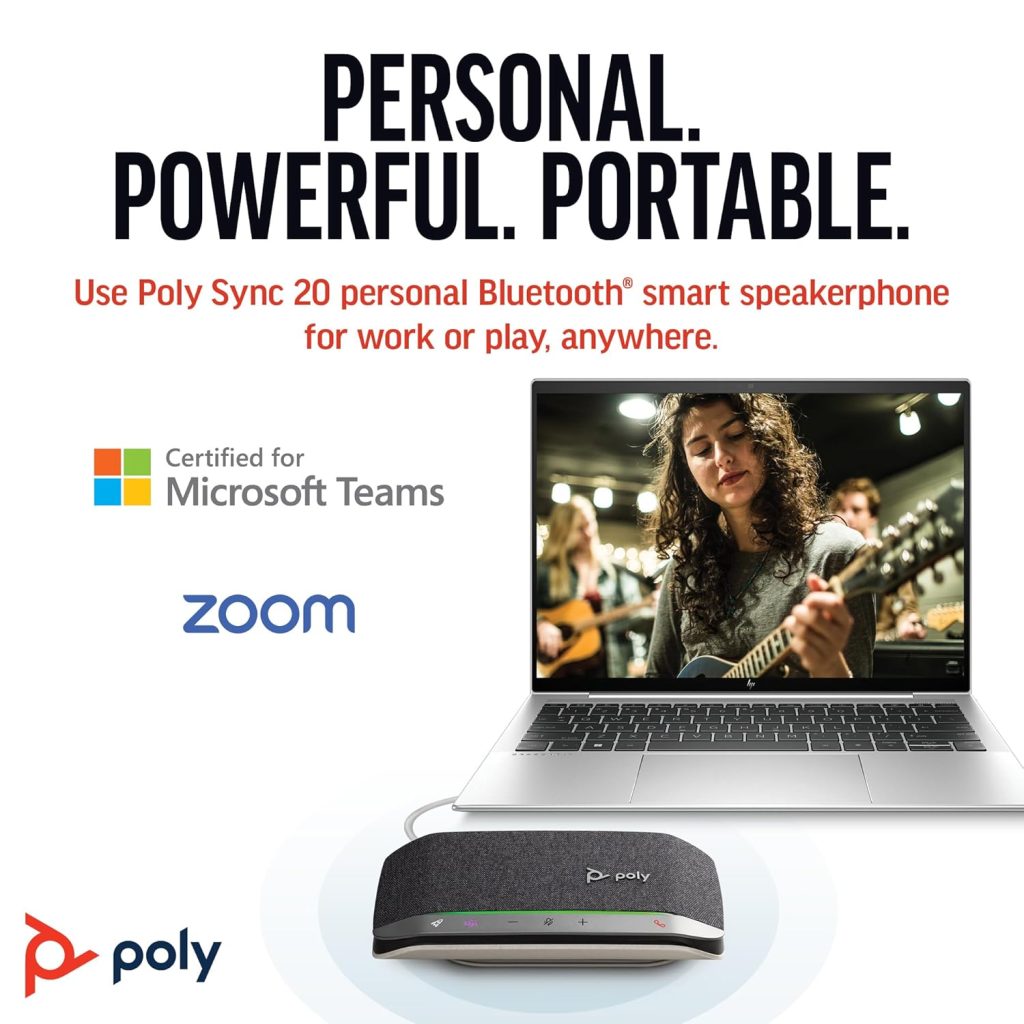 thông số kỹ thuật loa poly sync 20 microsoft teams
