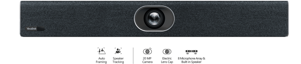 Yealink UVC40-BYOD trang bị camera 20MP với cảm biến Sony 1-inch