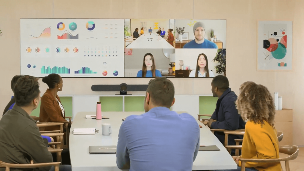 Logitech Rally Bar mang đến hình ảnh sắc nét, hiển thị mọi chi tiết