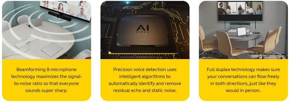 Jabra PanaCast 50 trải nghiệm họp thông minh nhờ AI