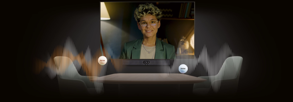 Yealink MeetingBar A25 sở hữu âm thanh được hỗ trợ bởi ai