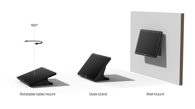 yealink meetingbar a50 tối đa hóa tính linh hoạt với Bảng điều khiển cảm ứng CTP25