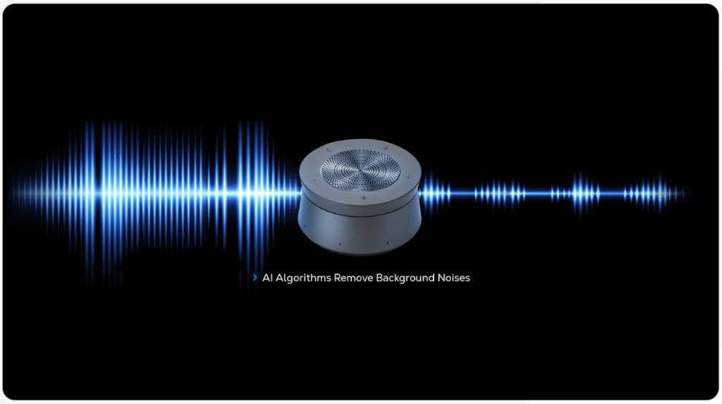 Maxhub UC BM45 trang bị AI Noise Suppression – Loại bỏ tiếng ồn thông minh