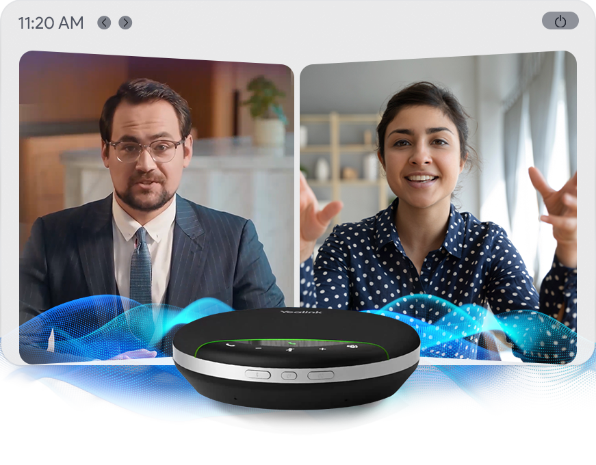 Yealink Sp96 sở hữu công nghệ full-duplex giúp Hội thoại mượt mà – Nói cùng lúc vẫn rõ