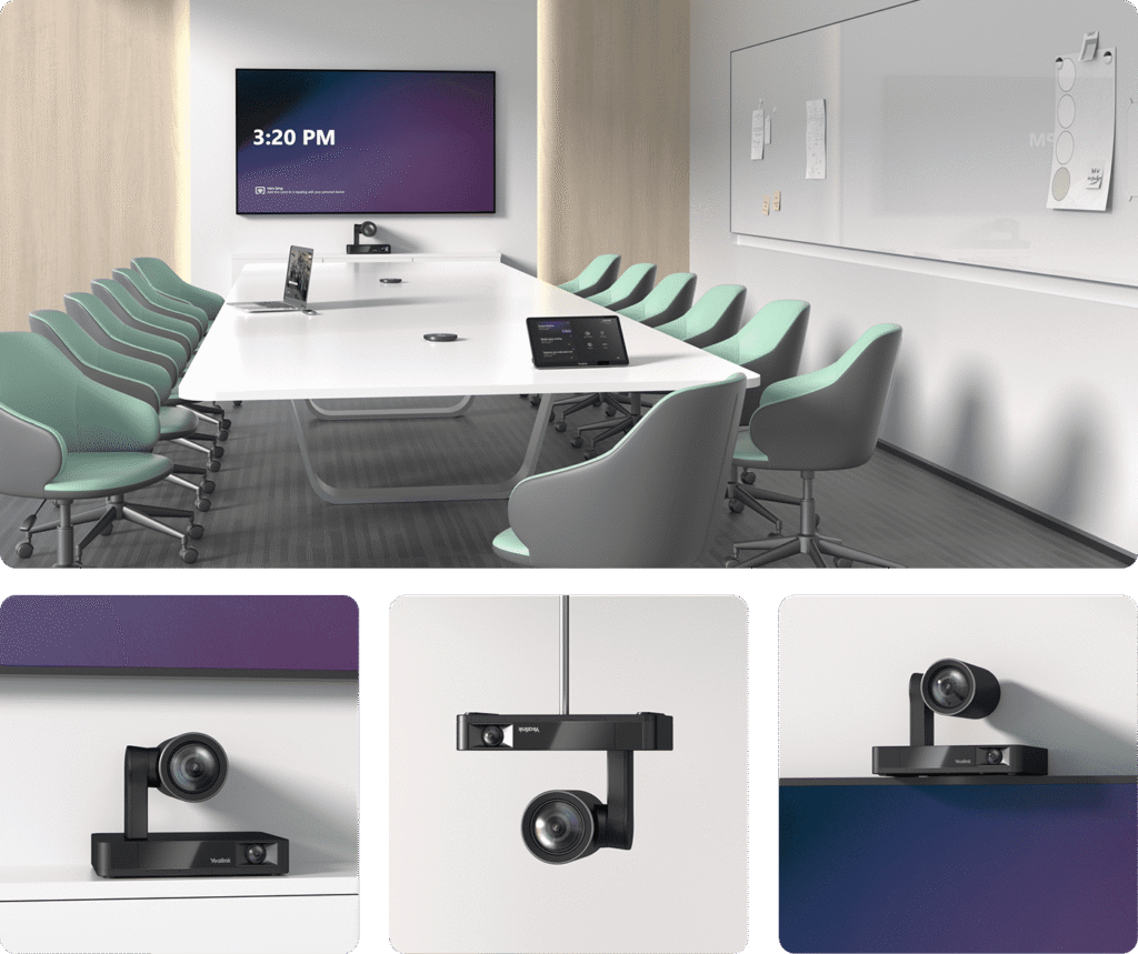 Yealink UVC86 đáp ứng nhu cầu lắp đặt linh hoạt