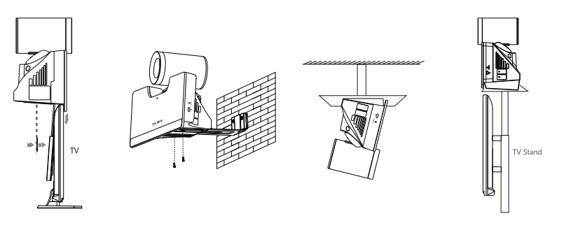 yealink uvc50 lắp đặt linh hoạt