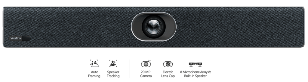 Yealink UVC40-BYOD Meeting Kit hỗ trợ camera 20mp 4K góc siêu rộng 133°