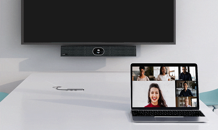 Yealink UVC40-BYOD Meeting Kit trang bị One Cable, Plug-and-Play