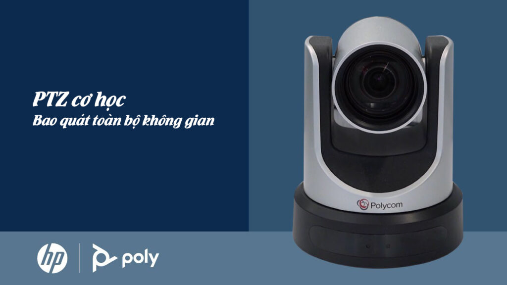 Poly EagleEye IV USB hỗ trợ PTZ cơ học bao quát toàn bộ không gian