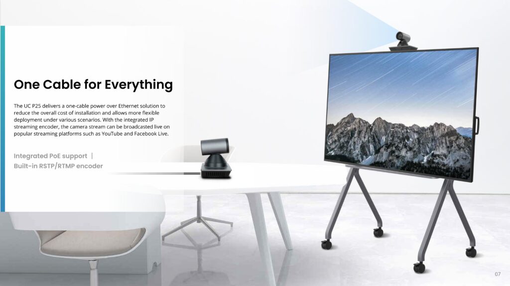 Maxhub UC P25 với thiết kế hiện đại nhỏ gọn