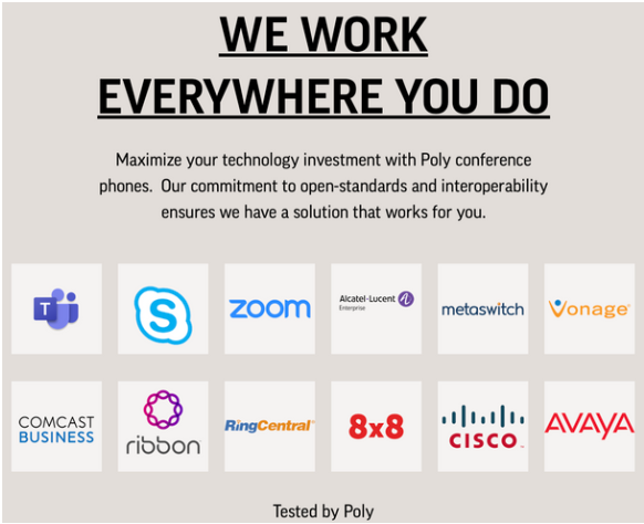 poly trio c60 tương thích đa nền tảng