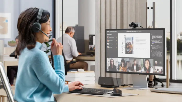 Logitech MX Brio 705 for Business mang đến hình ảnh sắc nét nhờ công nghệ ai