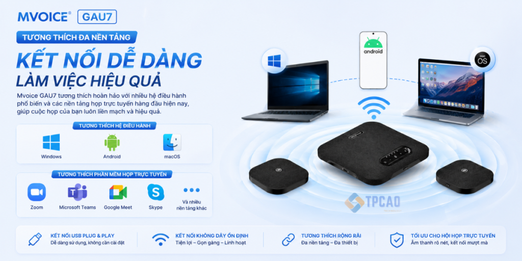 Mvoice GAU7 tương thích đa nền tảng