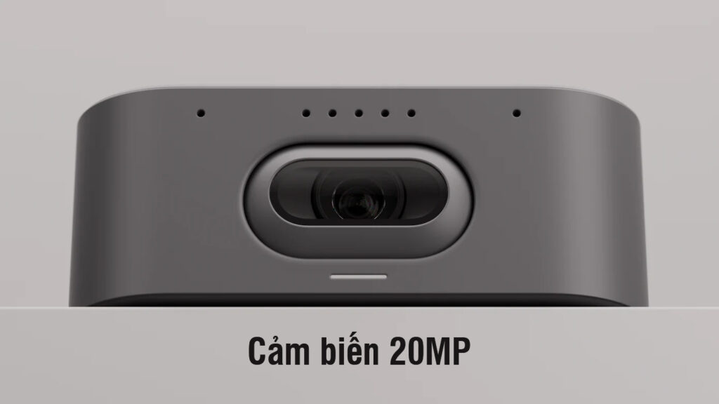 Logitech Rally AI Camera hỗ trợ cảm biến 20MP cao cấp cho hình ảnh sắc nét vượt trội