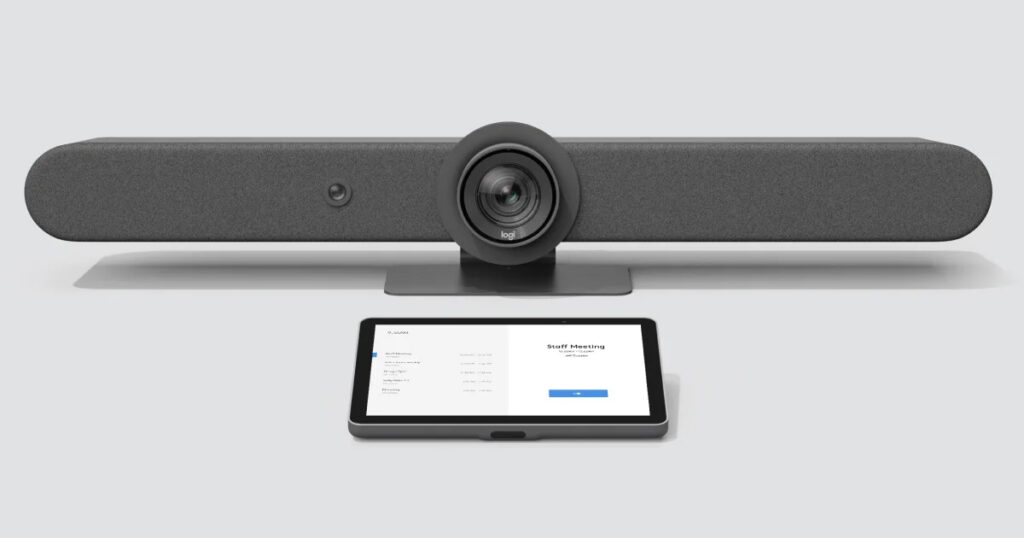 Logitech Rally Bar Mini trang bị camera 4K Ultra HD với góc quan sát siêu rộng