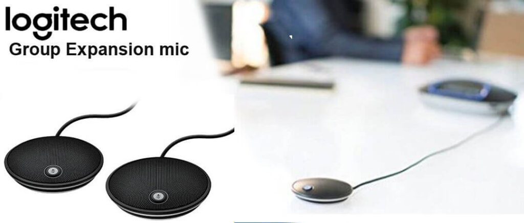 Logitech Group + 2 Mic mở rộng hỗ trợ Hệ thống 2 Micro mở rộng giúp mọi người đều được nghe thấy