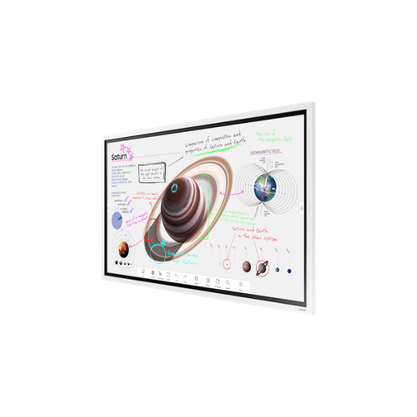 Màn hình tương tác Samsung LH75WMBWLGCXXV với màn hình uhd 4k với 20 điểm chạm