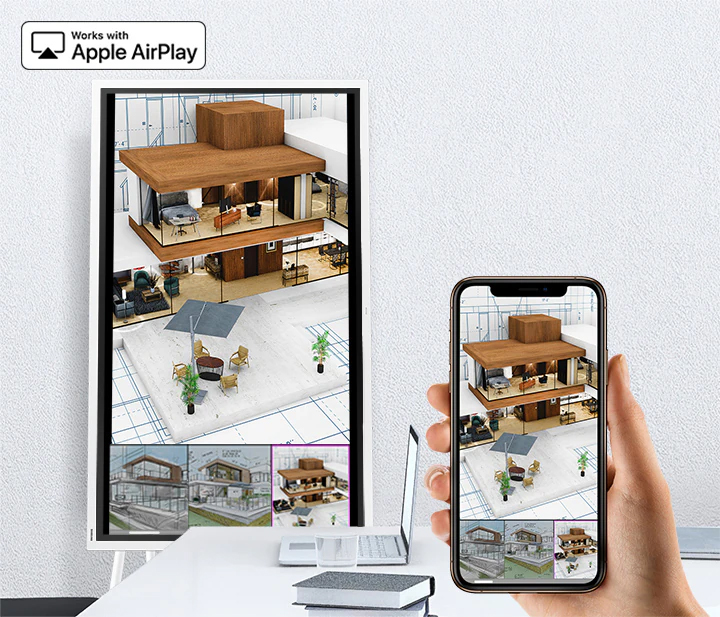 Samsung LH55WMBWBGCXXV hỗ trợ AirPlay 2
