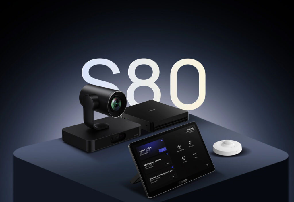 Yealink MVC S80 có hệ thống camera 4k 4 ống kính
