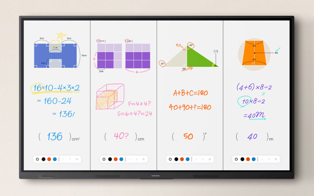 Samsung L86WAFWLGCXXS có tính năng split note