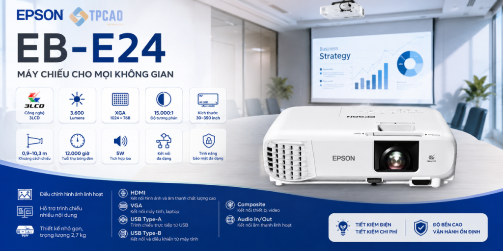 Máy chiếu Epson EB-E24 là gì