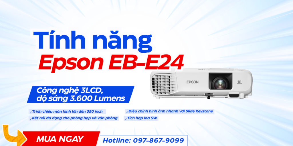 tính năng Máy chiếu Epson EB-E24