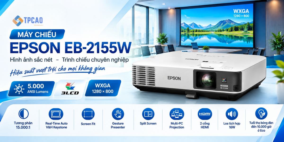 Máy chiếu Epson EB-2155W là gì